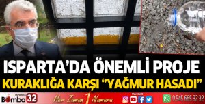 Isparta'da yağmur hasadı