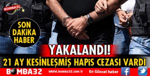 ISPARTA'DA YAKALANDI