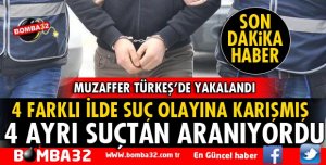 ISPARTA'DA YAKALANDI