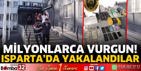 Isparta'da yakalandılar