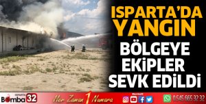 Isparta'da yangın 