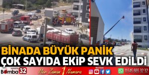 Isparta'da yangın paniği