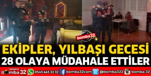 ISPARTA'DA YILBAŞI GECESİ 28 OLAYA MÜDAHALE EDİLDİ