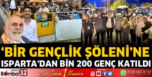 Isparta'da yoğun katılım