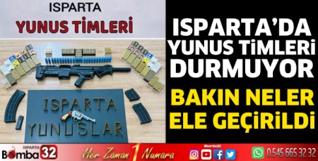Isparta'da Yunus Timleri durmuyor