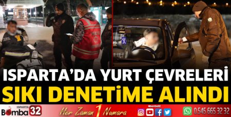 Isparta'da yurt çevresi denetimleri