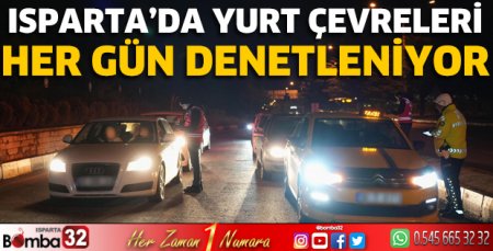 Isparta'da yurt çevresi denetimleri