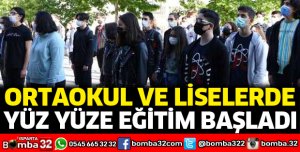 Isparta'da yüz yüze eğitim başladı