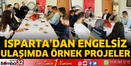 Isparta'dan engelsiz ulaşımda örnek projeler