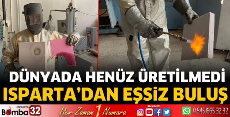 Isparta'dan eşsiz buluş