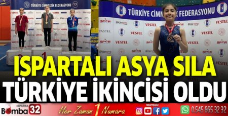 Ispartalı Asya Sıla Türkiye ikincisi oldu