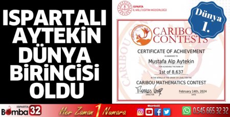 Ispartalı Aytekin Dünya Birincisi oldu