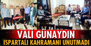ISPARTALI KAHRAMANI UNUTMADI 