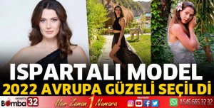 Ispartalı model Avrupa Güzeli seçildi