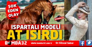 ISPARTALI MODELİ AT ISIRDI