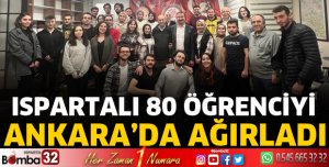 Ispartalı öğrencileri ağırladı