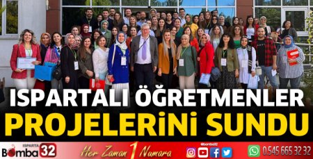 Ispartalı öğretmenler projelerini sundu