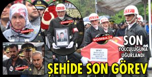 ISPARTALI ŞEHİT SON YOLCULUĞUNA UĞURLANDI