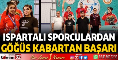 Ispartalı sporculardan göğüs kabartan başarı