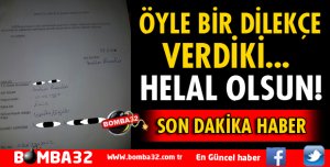 ISPARTALI VATANDAŞLAR ÖYLE BİR DİLEKÇE VERDİKİ...