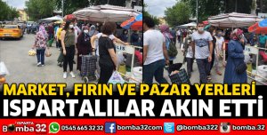 ISPARTALILAR ALIŞVERİŞ İÇİN AKIN ETTİ