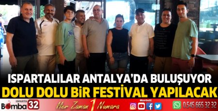 Ispartalılar Antalya'da buluşuyor