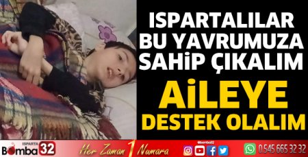 Ispartalılar bu yavrumuza sahip çıkalım