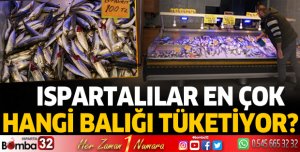 Ispartalılar en çok hangi balık türlerini tüketiyor?