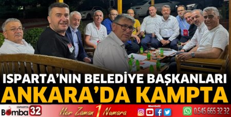Isparta'nın başkanları kampta