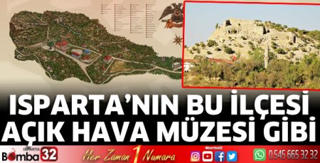 Isparta'nın bu ilçesi açık hava müzesi gibi