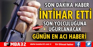 ISPARTA'NIN ÇUKUR KÖYÜ'NDE  İNTİHAR