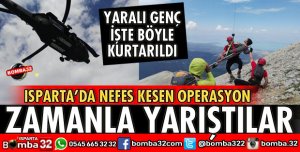 ISPARTANIN DEDEGÖL DAĞINDA MAHSUR KALDI