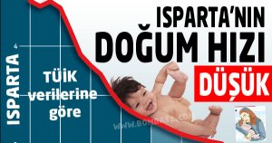 ISPARTA'NIN DOĞUM HIZI DÜŞÜK