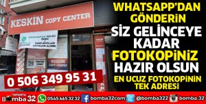 Isparta'nın fotokopi merkezi Keskin Copycenter