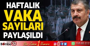 Isparta'nın haftalık vaka sayısı paylaşıldı
