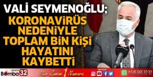 Isparta'nın koronavirüs bilançosu