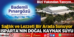Isparta'nın Markası: Bademli Pınargözü Doğal Kaynak Suyu