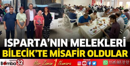 Isparta'nın melekleri Bilecik'te misafir oldular