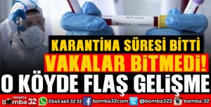ISPARTA'NIN O KÖYÜNDE KARANTİNA UZATILDI