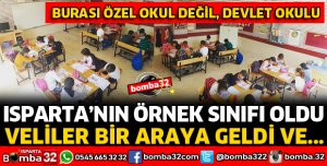 ISPARTA'NIN ÖRNEK SINIFINI OLUŞTURDULAR