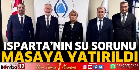 Isparta'nın su sorunu masaya yatırıldı