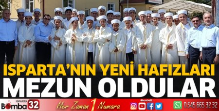 Isparta'nın yeni hafızları