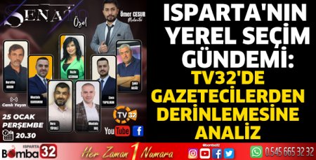 Isparta'nın yerel seçim gündemi
