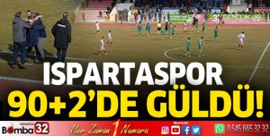 Ispartaspor 90+2'de güldü