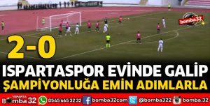 ISPARTASPOR ÇAL BELEDİYESPOR MAÇI 