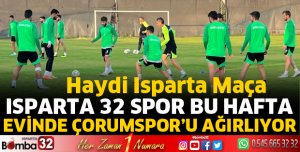 Ispartaspor evinde Çorumspor'u ağırlıyor