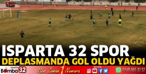 Ispartaspor gol oldu yağdı
