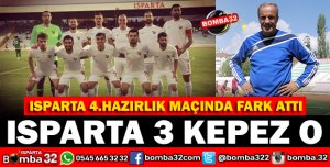 ISPARTASPOR KEPEZ BELEDİYESPORU FARKLI YENDİ