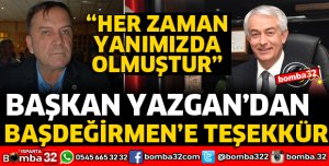 ISPARTASPOR YÖNETİMİNDEN BAŞDEĞİRMEN'E TEŞEKKÜR