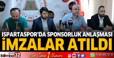 Ispartaspor'da sponsorluk anlaşması